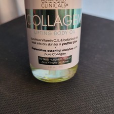 Advanced Clinicals Collagen Lifting Body Oil For Dry Skin Neck Upper Arms Thighs