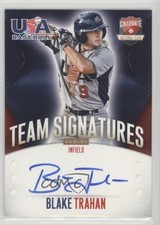 2014 Panini USA Baseball Box Set Signatures 298/399 Blake Trahan #9 Auto 2u3