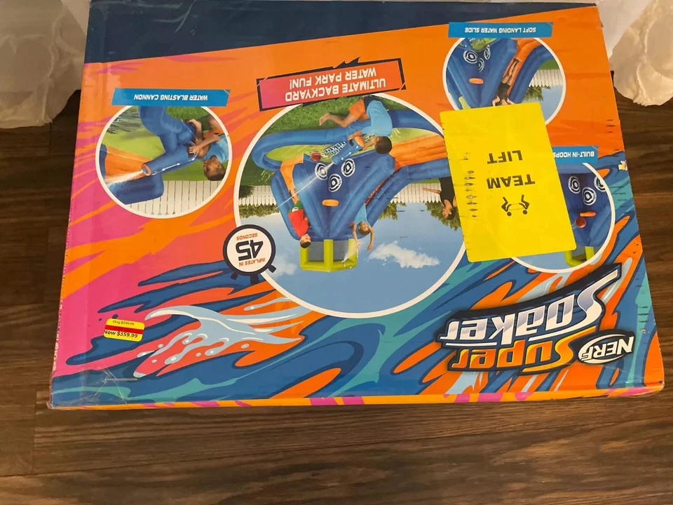 NERF SUPER SOAKER MEGA PORTADOR CABEZA A CABEZA AGUA DEFINITIVA - MULTICOLOR Foto 2 de 4