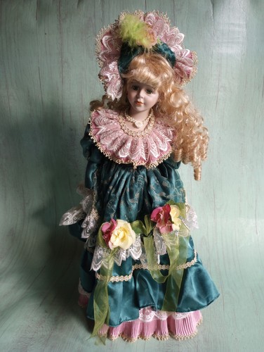 The Crimson Collection Victorian Porcelain 21" Doll #860260
