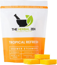 Tropical Refresh Shower Steamers Aromatherapy with 10 10 Count Pack of 1 