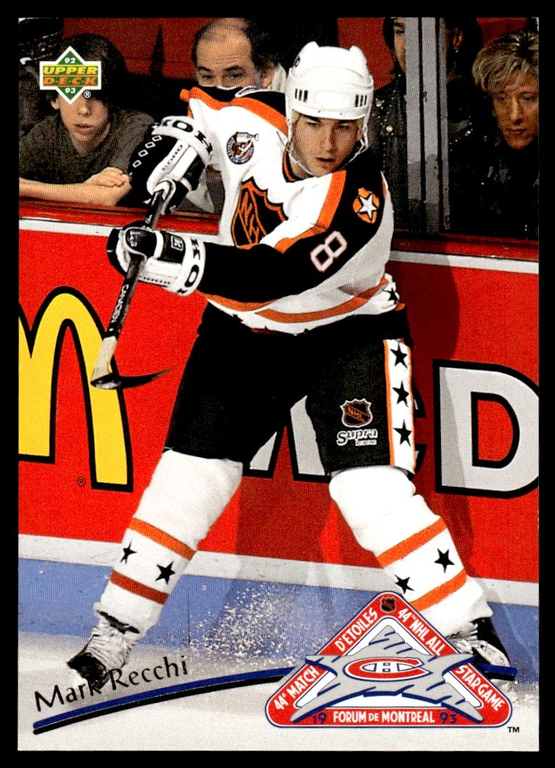 1992-93 Upper Deck All-Star Locker Series Mark Recchi Philadelphia Flyers #11