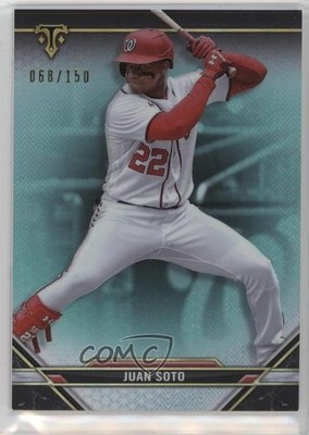 2021 Topps Triple Threads Aquamarine 68/150 Juan Soto #59 b4d