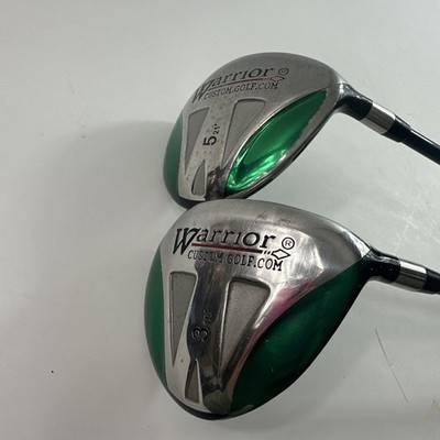Warrior Custom Golf  3-5 Wood Set Graphite Long Drive shafts RH