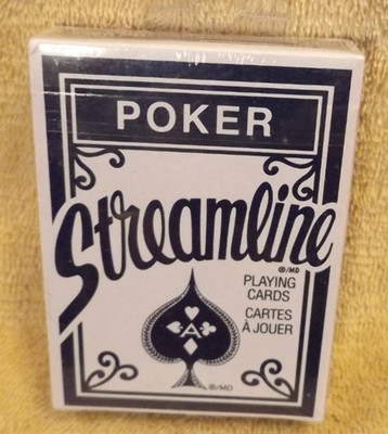 2009 Vintage Sealed Deck of STREAMLINE Poker Playing Cards