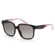Armani Exchange Women's 56mm Shiny Black Sunglasses AX4136SU-821111-56