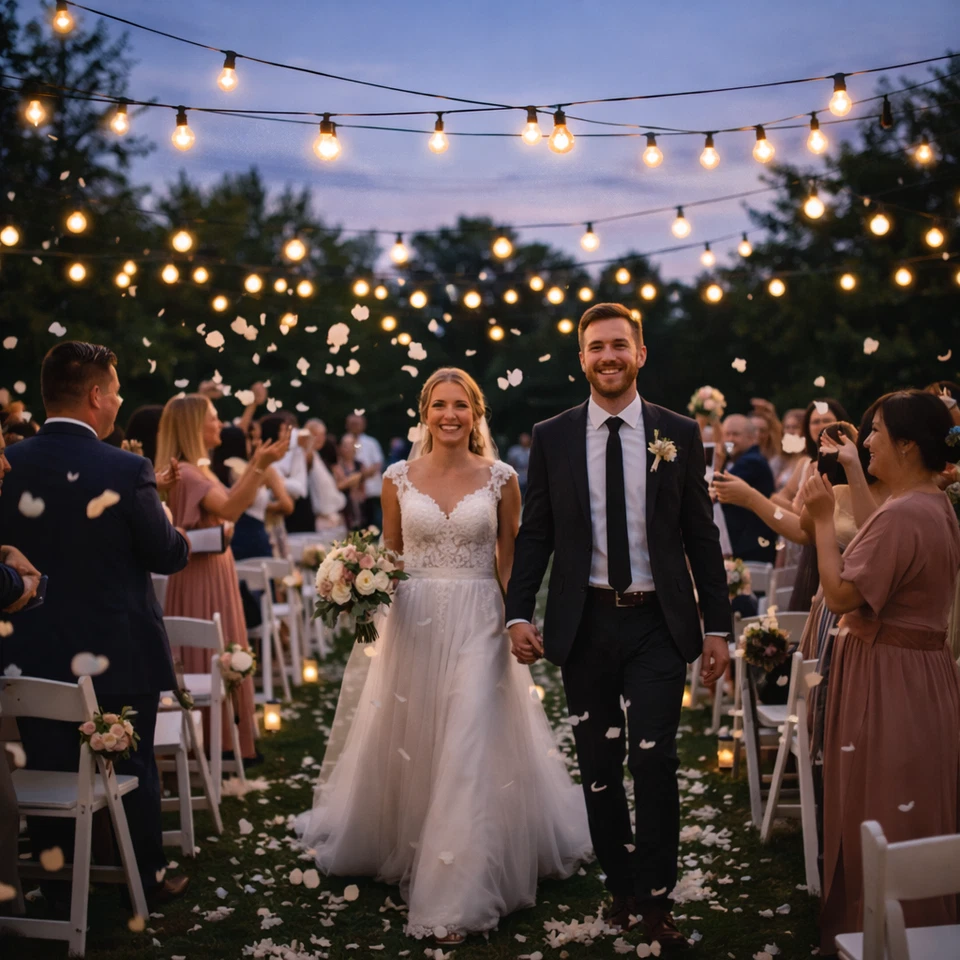 Lumières de mariage | Intérieur et extérieur | Festoon Eddison | LED | 12,5 m... - Photo 2/4