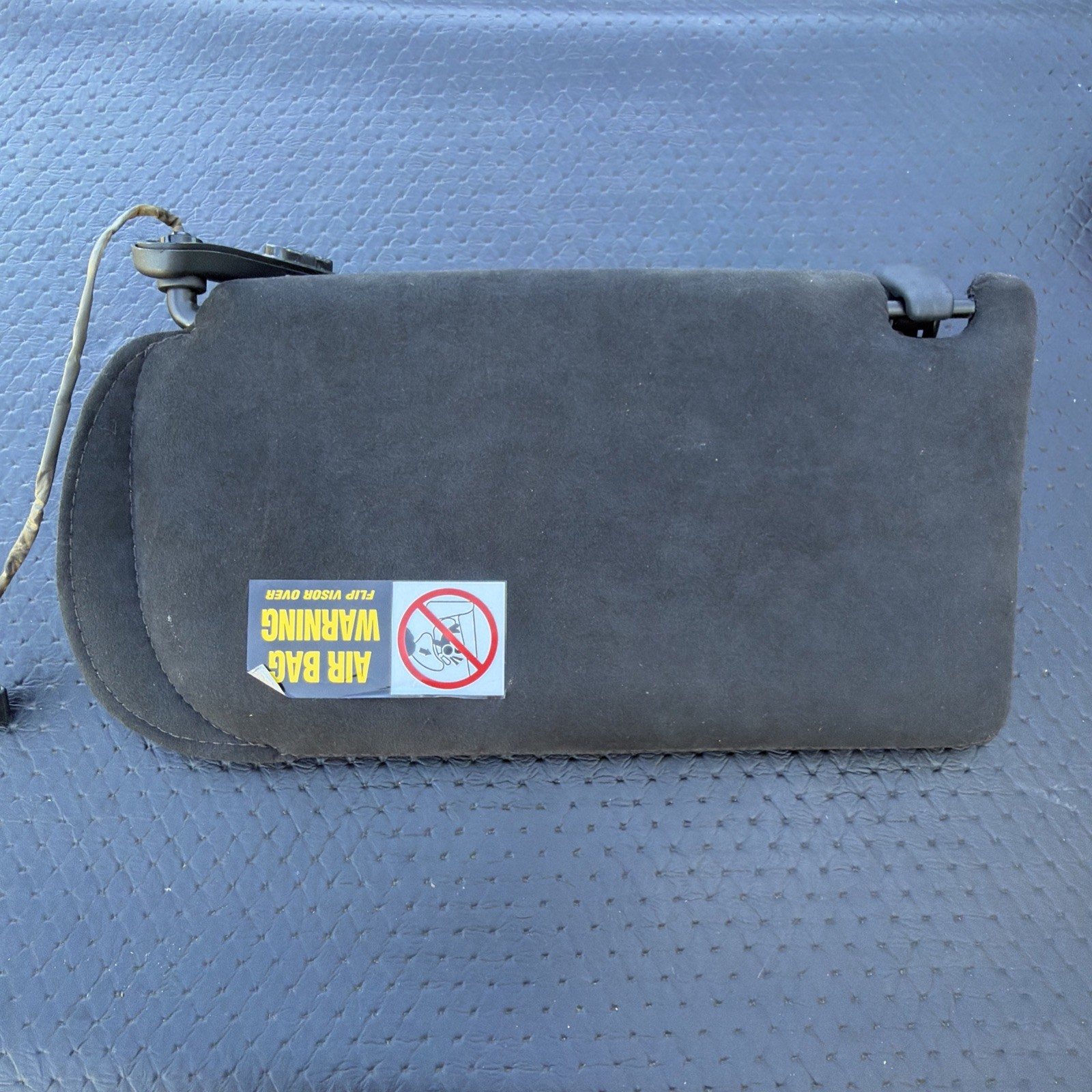 Maserati Quattroporte M139 Right Passenger Side Sun Visor Suede Black OEM