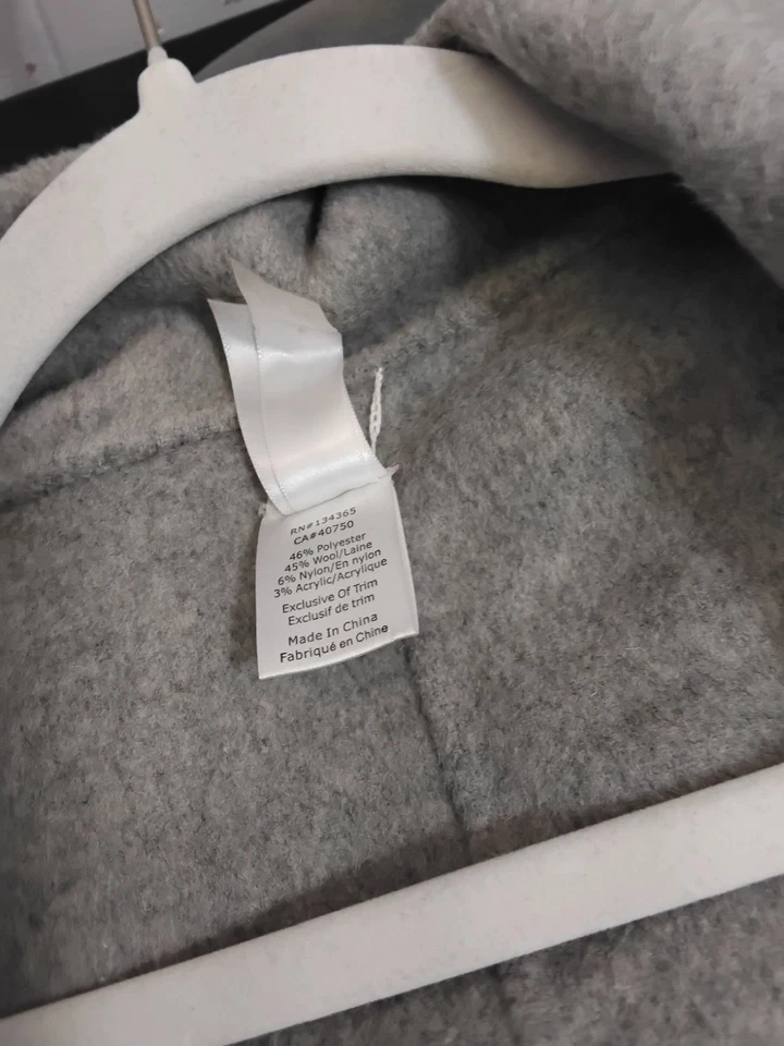 Marla Wynne Sleeveless Wool Duster Size 2X Gray — 第 4/4 张图片