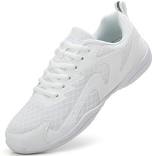 PQWXVYU Cheer Shoes Girls Women Flexible for Cheerleading White 5.5