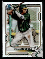 2021 Bowman Draft Brayan Buelvas #BDC-39 Chrome Refractor