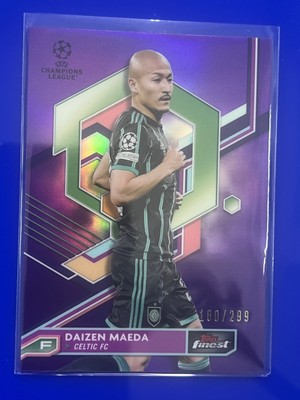 Topps Finest UCC 2022/23 Purple Refractor /299 Celtic Fc Daizen Maeda #42