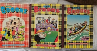 The Broons Annuals From The 70s 1980s Vintage Annuals 3 In Total Fair Condition