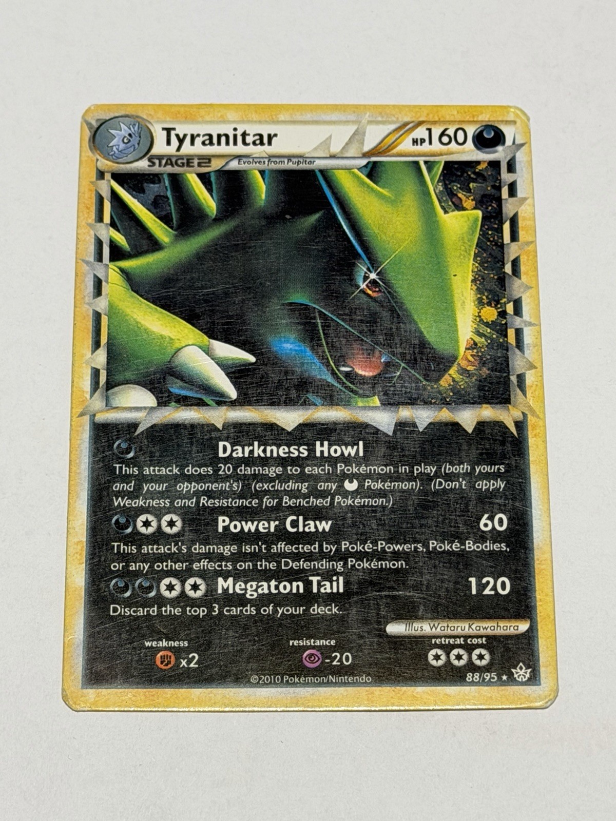 Pokémon Tyranitar PRIME Unleashed 88/95 rare 160HP English 2010