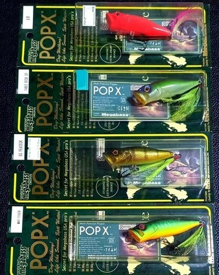 34. Megabass POP-X New set of 4