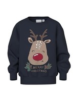 Name It Sweatshirt Nmfvismas Ls Nreg, GrößE: Bru, Baumwolle, Kinder