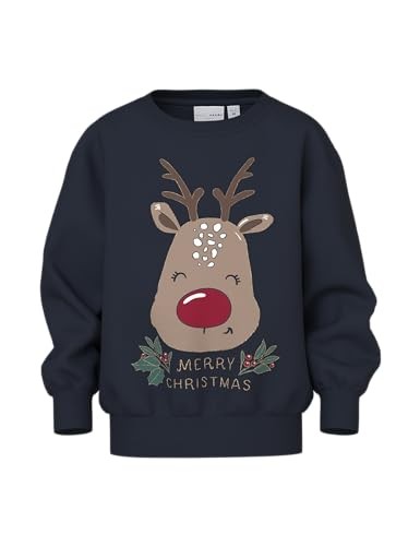 Name It Sweatshirt Nmfvismas Ls Nreg, GrößE: Bru, Baumwolle, Kinder-image