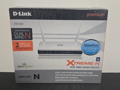 D-Link Xtreme N DIR-825 300 Mbps 4-Port Gigabit Wireless N Router (NEW/SEALED)