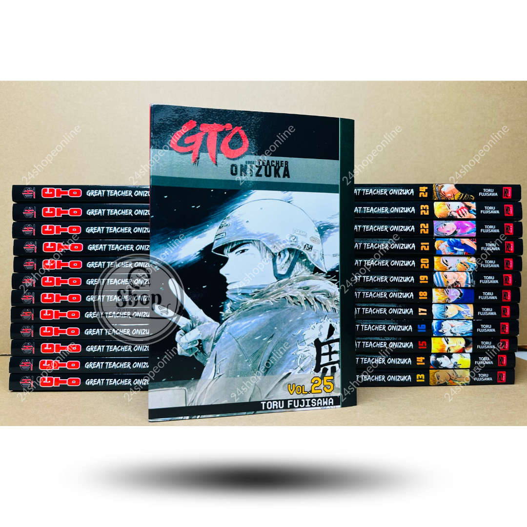 Great Teacher Onizuka GTO Manga Volume 1-25 Complete Set English