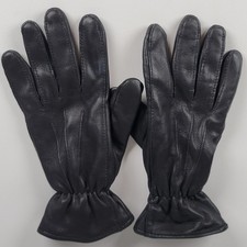 Vintage Wilson Leather Black Gloves - Thinsulate Ultra Insulation Size Men's L
