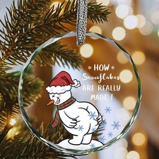 Funny Christmas Ornaments 2025,White Elephant Gifts,Stocking Stuffers White