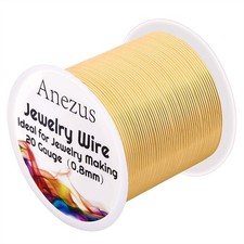 20 Gauge Jewelry Wire Anezus Craft Wire Copper Beading for KC Gold