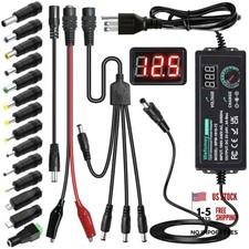 Universal Power Supply 3V 24V 3A 72W Adjustable Variable 3V 5V 9V 12V 18V 20V