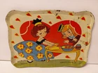 VINTAGE OHIO ART QUEEN OF HEARTS TIN LITHO TOY TEASET TRAY