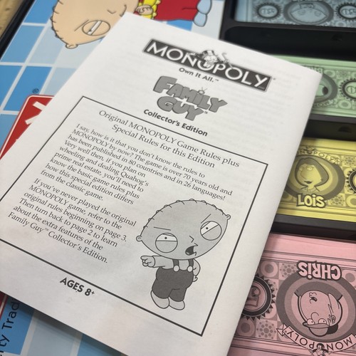 Family Guy Monopoly Collectors Edition Brettspiel 2006 Parker Bros vollständig - Bild 6 von 13