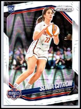 2025 Panini Prizm WNBA #122 Sonia Citron White Seismic Prizms Washington Mystics