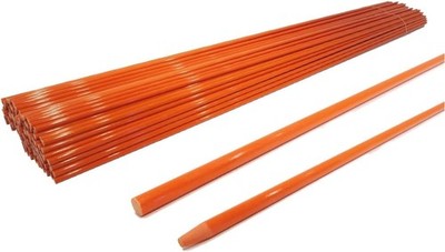 (Pack of 250) 1/4'' x 48'' Driveway Markers for Curbs, Lawns, Garden, Speed Bumps