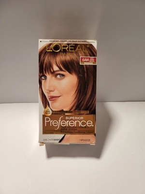 Loreal Superior Preference Fade Defy Permanent Hair Color 6AM Light Amber Brown