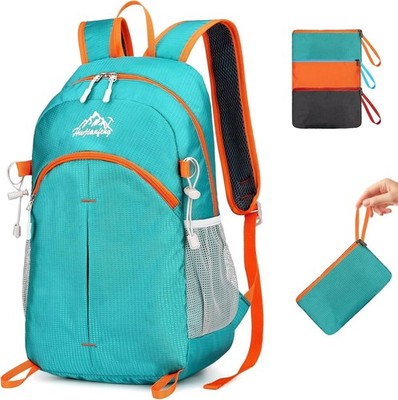 ROSSRORE Faltbarer Rucksack 20L, ultraleichter Packable Travel M, grün 