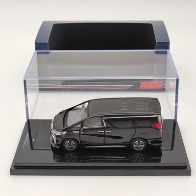 Hobby Japan 1/64 ALPHARD (H30W) Customized Ver. HJ642012ABK Diecast Black