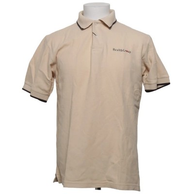 Best in Town, Poloshirt, Größe: M, Beige, Baumwolle, Einfarbig, Herren #Qnq