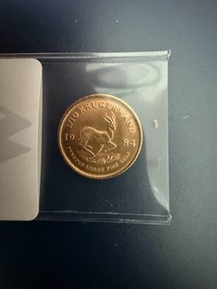 1/10 unze Krügerrand Gold South Africa 1984 ansehen!