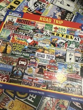 Road Trip White Mountain 1000 Piece Puzzle Larger Pieces Complete w/Bonus Poster