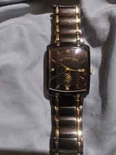 US Polo Assn Diamond Mens Quartz Rectangular ...