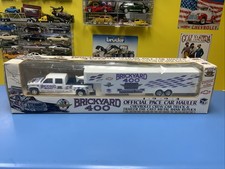 Brookfield Brickyard 400 Official Pace Car Hauler Crew Cab Truck & Trailer
