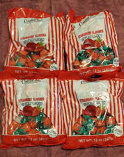 4 BAGS Of Coastal Bay Confections Strawberry Filled Candy, 12 oz. NEW