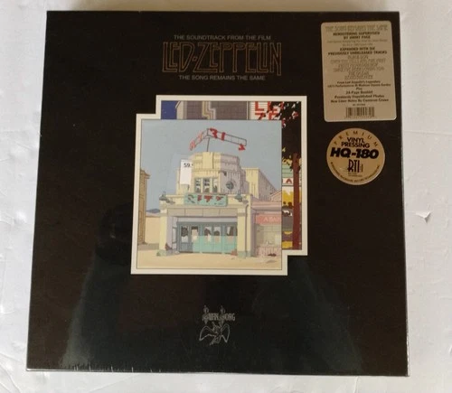 LED ZEPPELIN SONG REMAINS THE SAME LP BOX SET SEALED 180 GRAM SOUNDTRACK 2008
