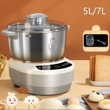 7L Electric Dough Mixer Home Auto Kneading Dough Maker with Ferment Function UK