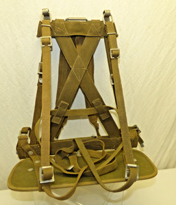 Vintage 1950s Canvas Carry Frame Pack for SEM-35 Radio German Army Bundeswehr