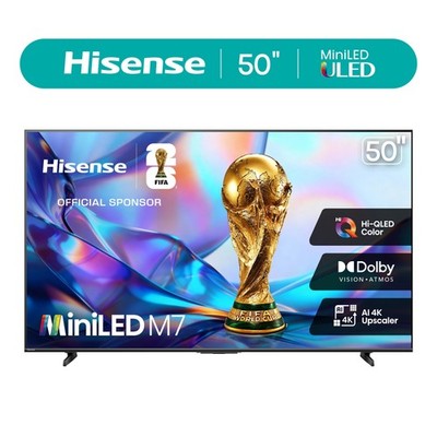 Hisense 50 Class M7 Series Mini-LED 4K UHD Smart Google TV with