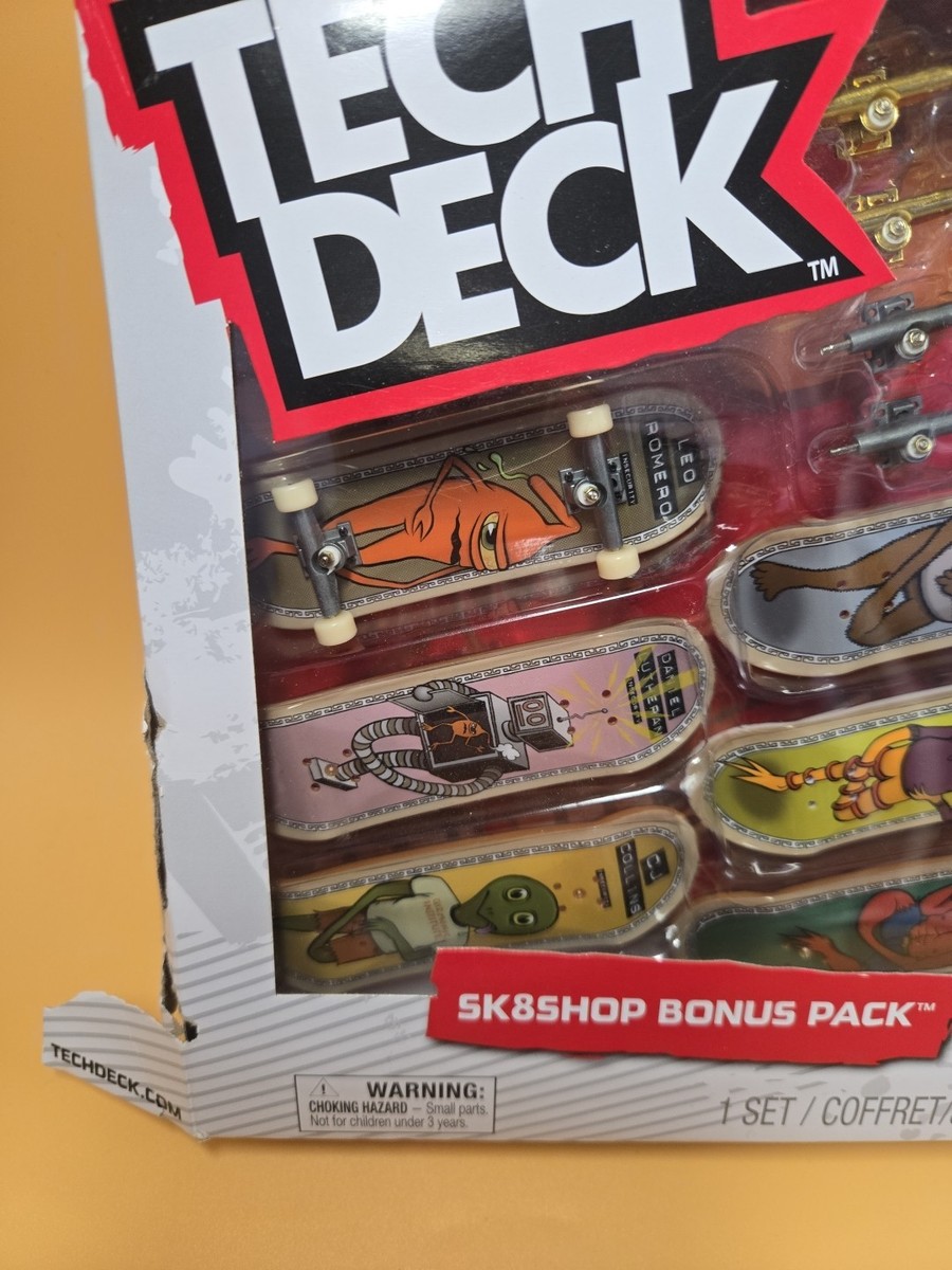 Tech Deck SK8shop Bonus Pack Leo Romero Machine Axel Crusher 6