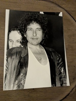 Bob Dylan Amazing Vintage 1986 Type 1 Photo Beautiful Photo In West Hollywood