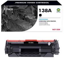 1PK NEW CHIP W1380A Toner Cartridge for 138A HP LaserJet Pro 3001dw MFP 3101fdw