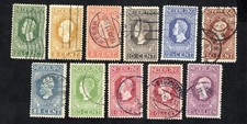 Netherlands 1913 stamps Mi#81-90 used CV=214$