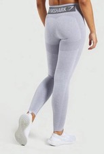 Gymshark Light Gray High Waisted Flex Leggings Size Medium