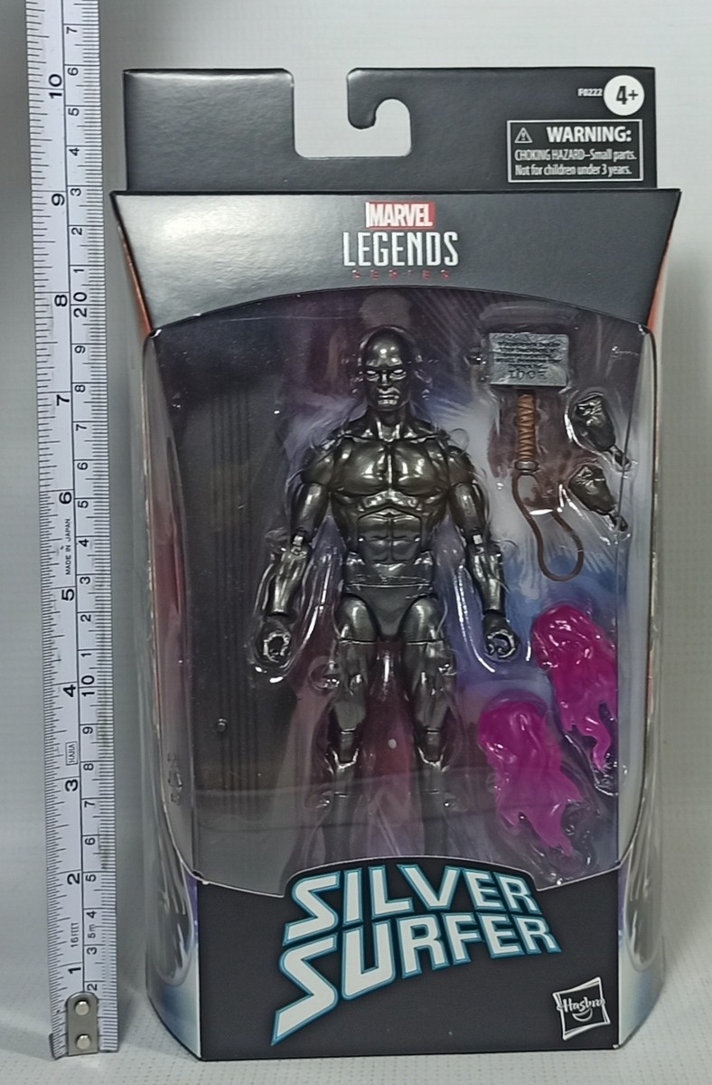HASBRO 2025 MARVEL LEGENDS OSIDIAN SILVER SURFER w/ MJOLNIR 6